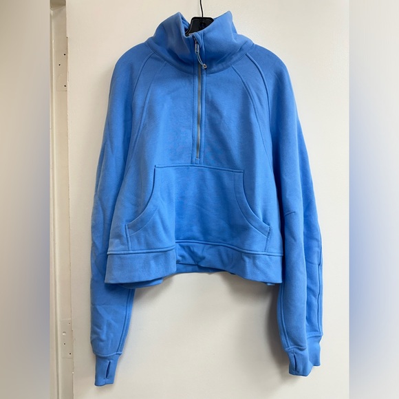 Lululemon Scuba Oversized Funnel-Neck Half Zip in Aero Blue (SEE DESCRIPTION) - Picture 6 of 10